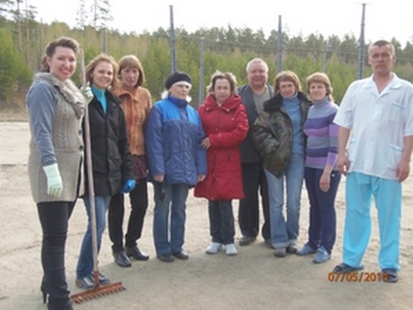 На субботнике